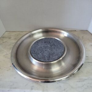 Lenox Tuscany Classic cheese cracker platter Stainless Steel 13" Server Platter